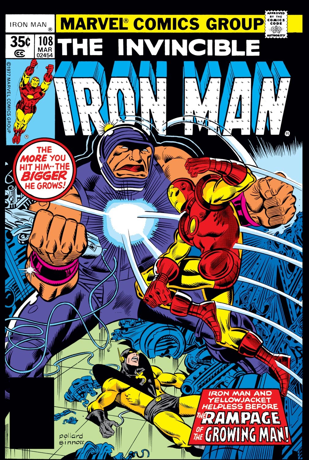 Read online Iron Man (1968) comic -  Issue #108 - 1