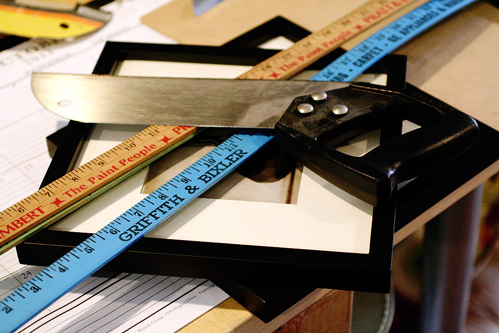 Make an Upcycled Ruler Frame - Holiday Gift Countdown - Week # 6