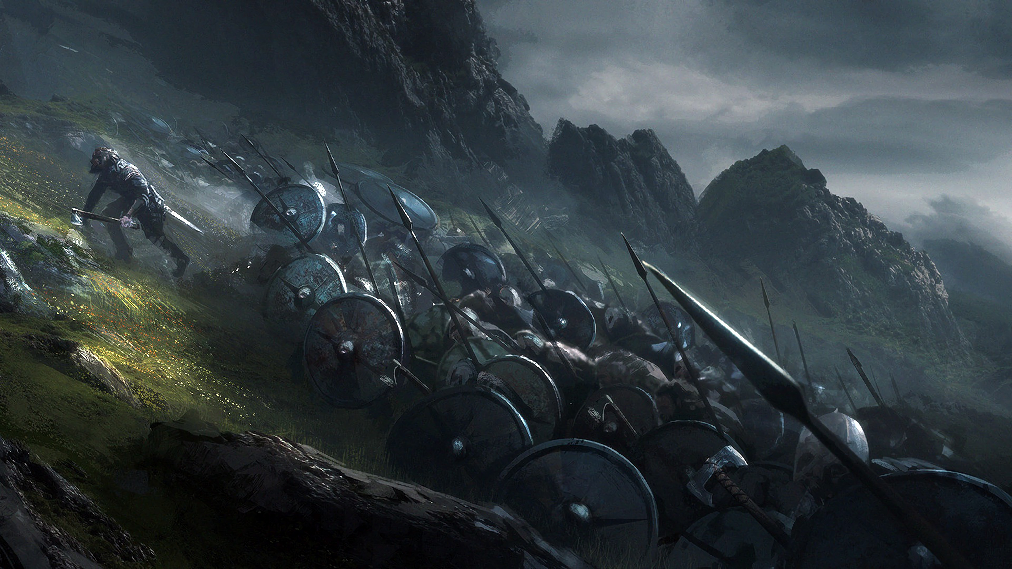 Viking, Fantasy, Army, 4K, 3840x2160, #20 Wallpaper