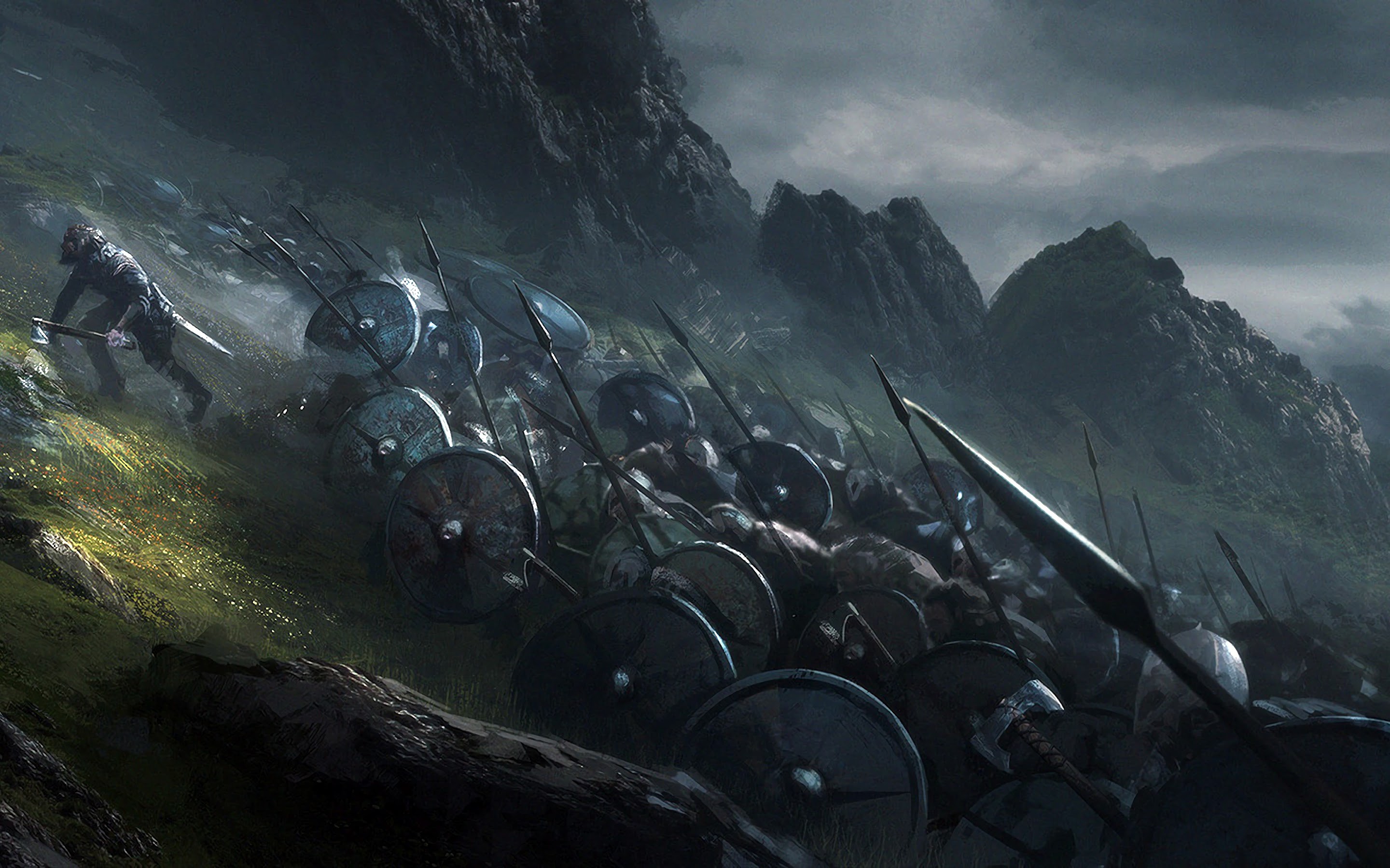 Viking Fantasy Army 4K Wallpaper #20