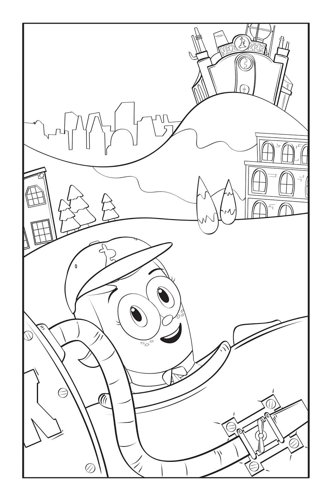 rack shack benny coloring pages - photo #3