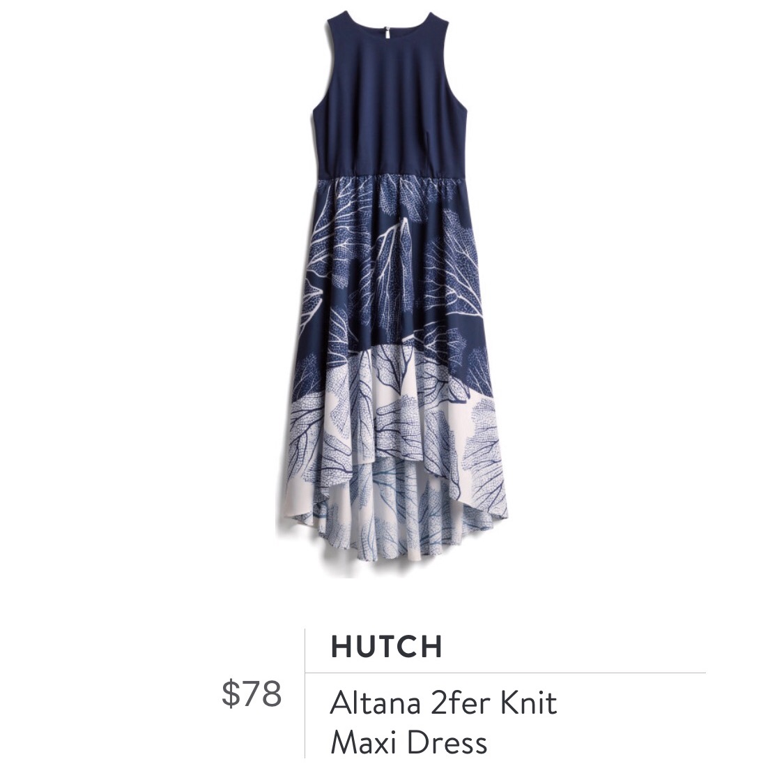 papermoon wendilyn knit maxi dress