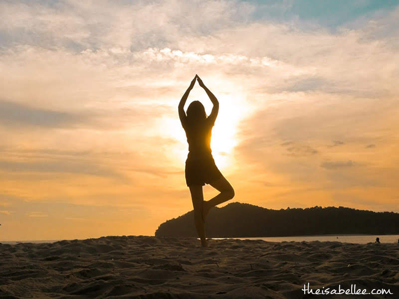 Sunset yoga at Dash Resort Langkawi