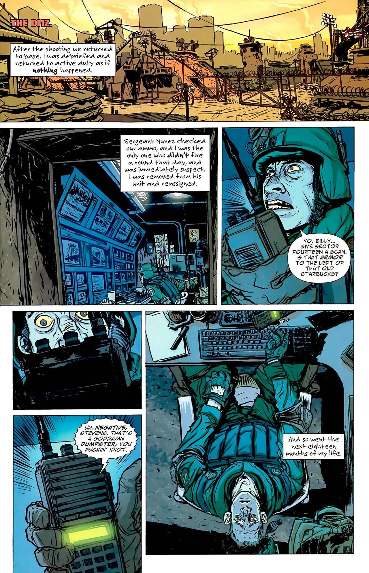 Read online DMZ (2006) comic -  Issue #19 - 4