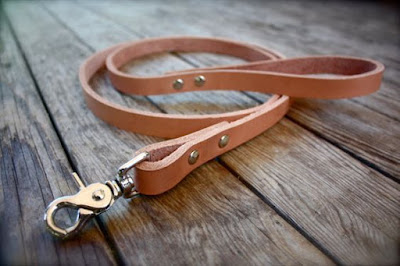 Leather Dog leash standard Pet