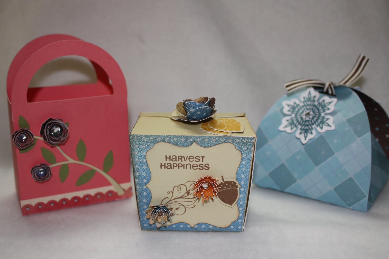 Classic Christina Cricut boxes from our team meeting project pack