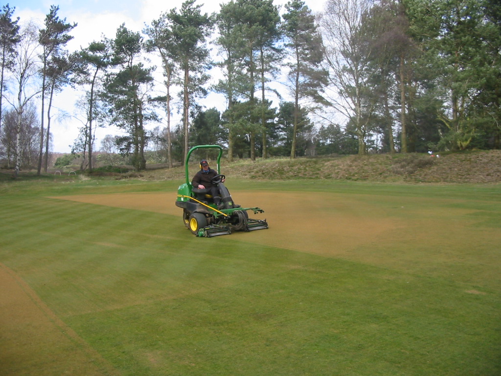 Enville Golf Club Greenkeeping April 2013