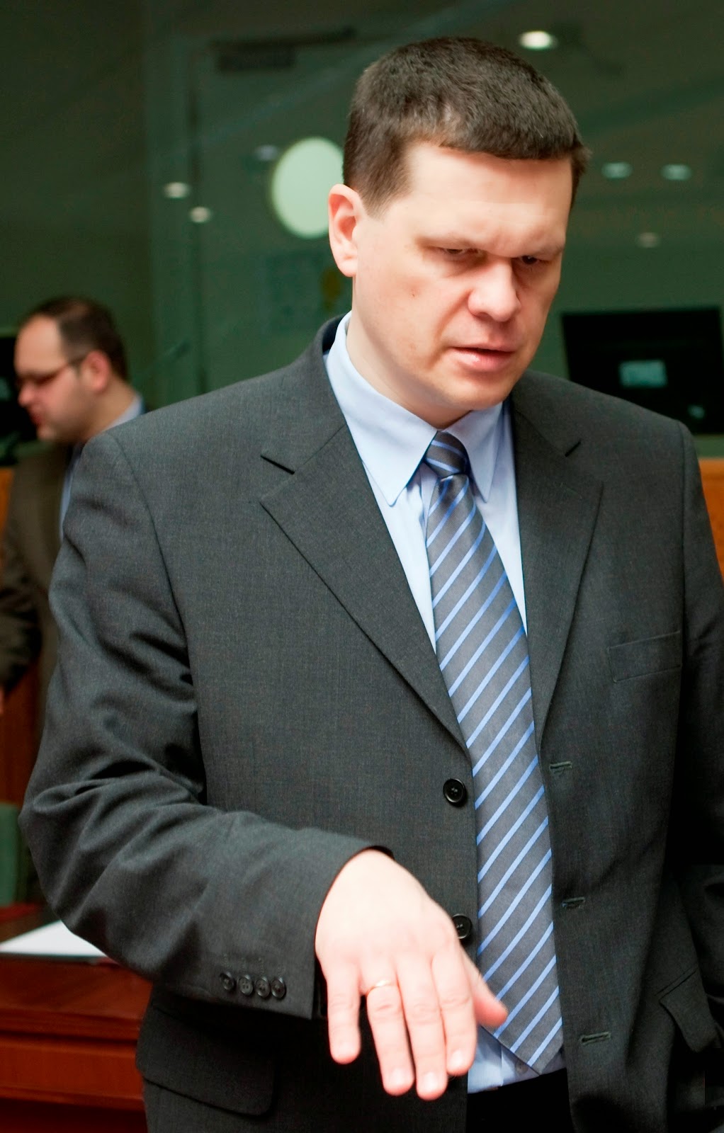 Latvia: Minister of Environmental Protection Kaspars Gerhards.