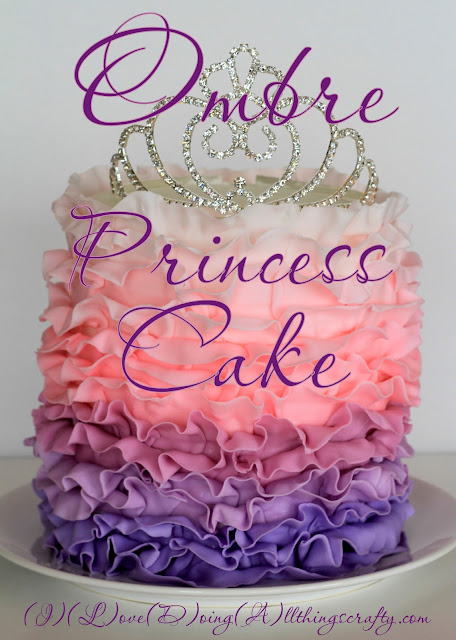 Ombré Princess Cake | DIY Cake