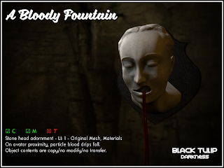 A bloody fountain