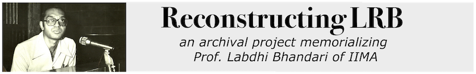 Reconstructing LRB - Labdhi Bhandari