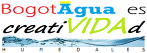Logo de BogotÁgua, reconociendo nuestros humedales