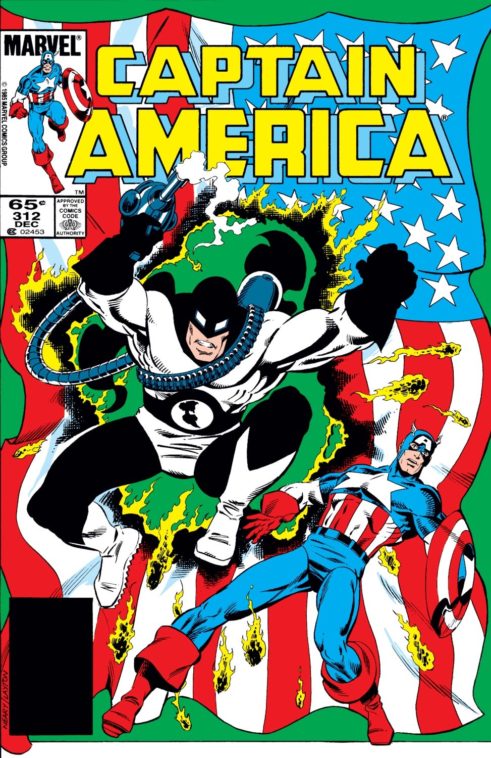 Read online Captain America (1968) comic -  Issue #312 - 1