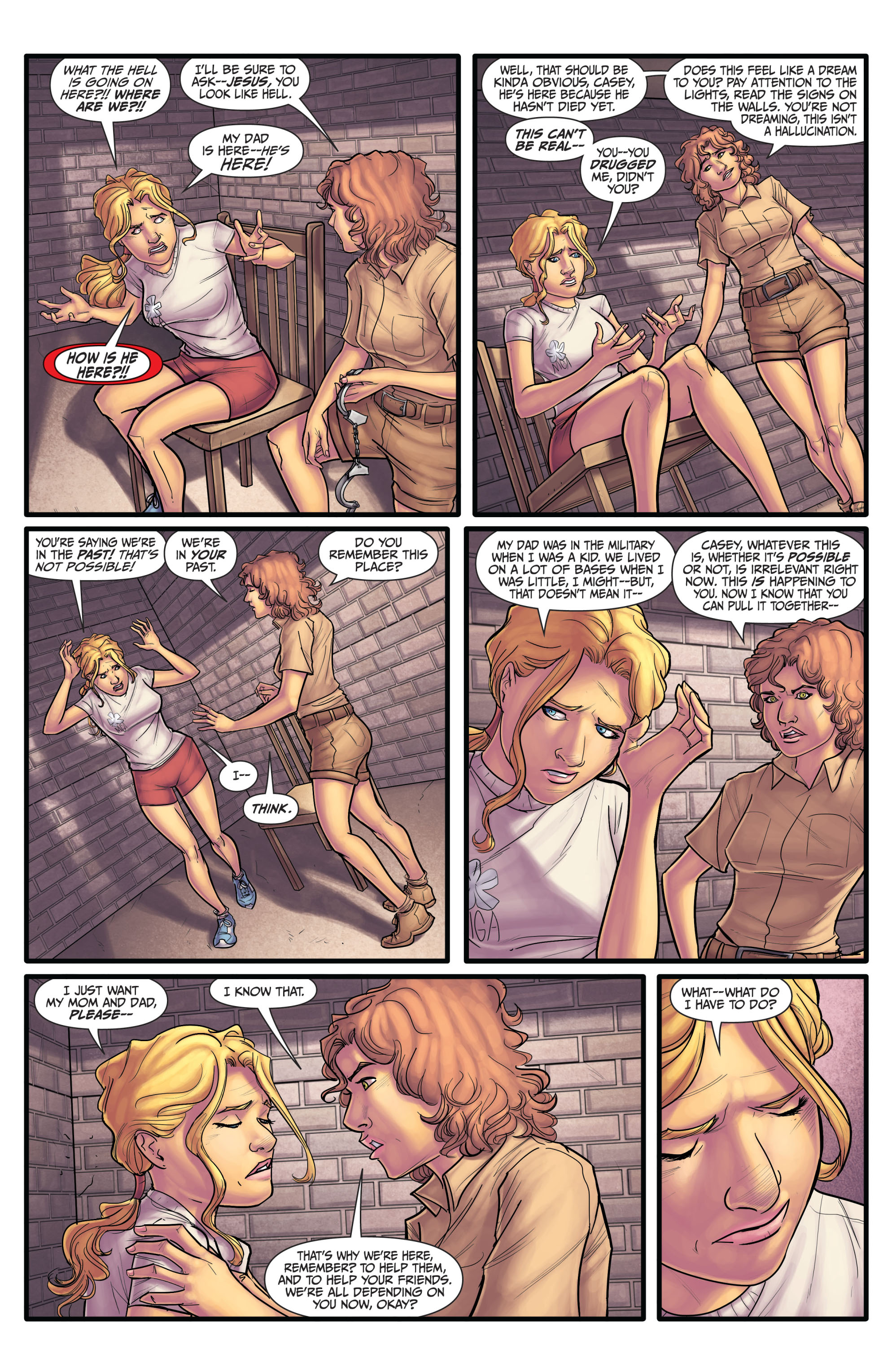 Read online Morning Glories comic -  Issue #16 - 16