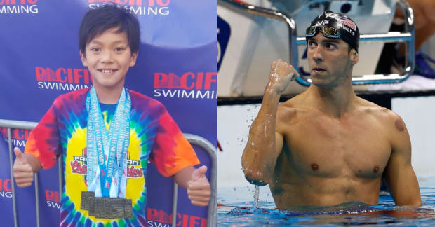 10-Year-Old Boy Breaks World Swimming Record