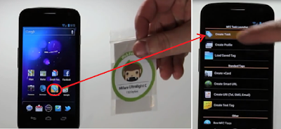 Cara Memprogram NFC Tag Dengan Aplikasi NFC Task Launcher