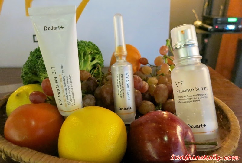 Dr Jart+ V7 Radiance Skincare Range, Korean Beauty Regimen, 7 multi vitamins, whitneing skincare, korean whitening skincare, beauty