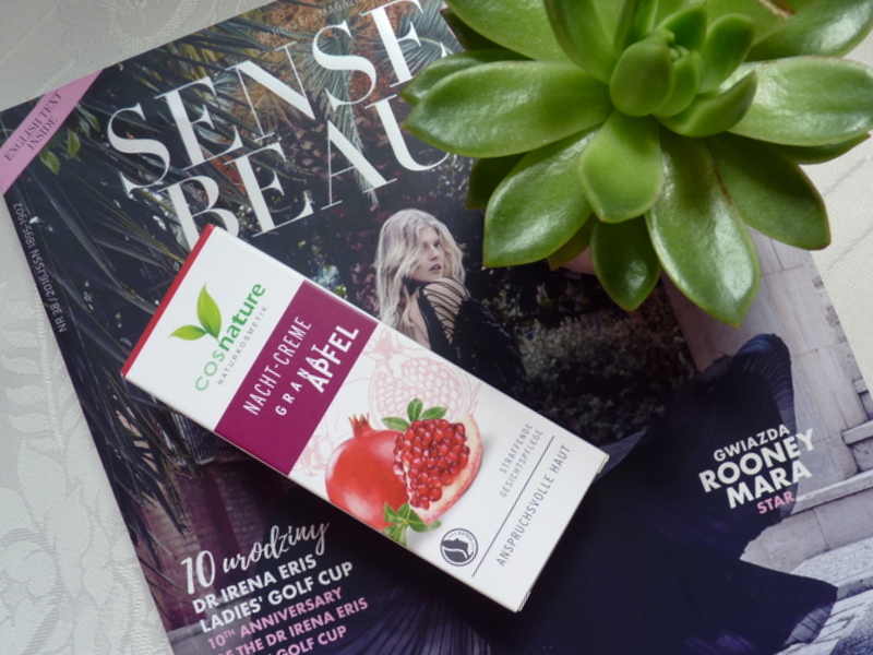 Naturalny krem na noc z owocem granatu Cosnature Nacht Creme Granat Apfel