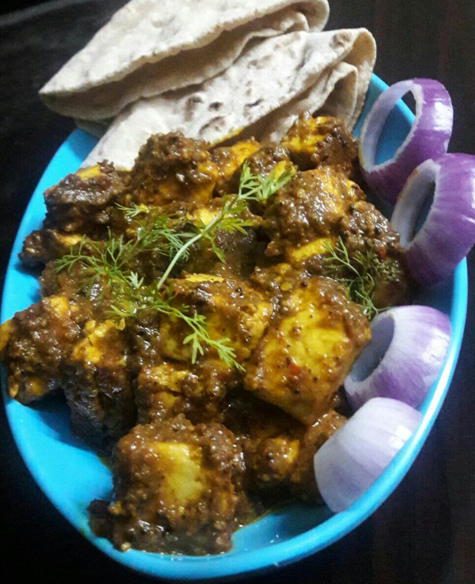 When Bong Cooks Coriander Paneer