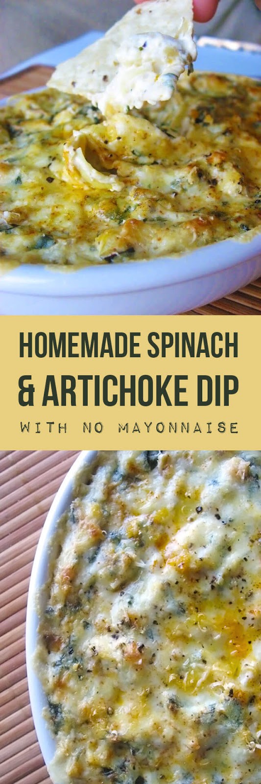 Spinach and Artichoke Dip Without Mayo The Rising Spoon