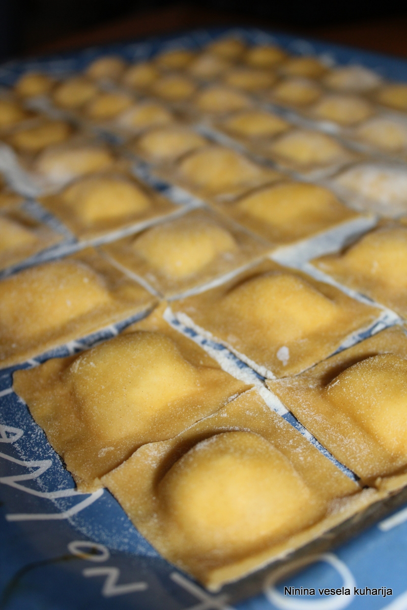 Ninina vesela kuharija: Sirovi ravioli