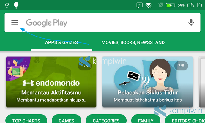 stop auto update aplikasi android