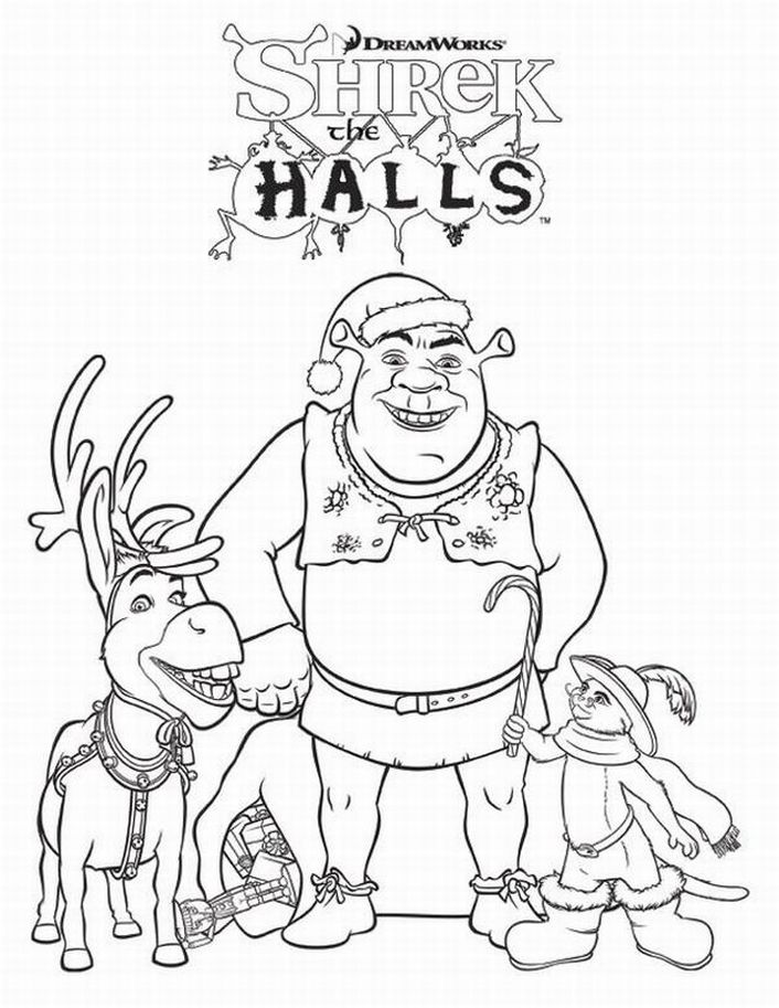 Shrek Coloring Pages Coloring Pages to Print