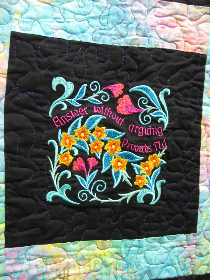 Anja's Photo Journal Inspirational Quilt