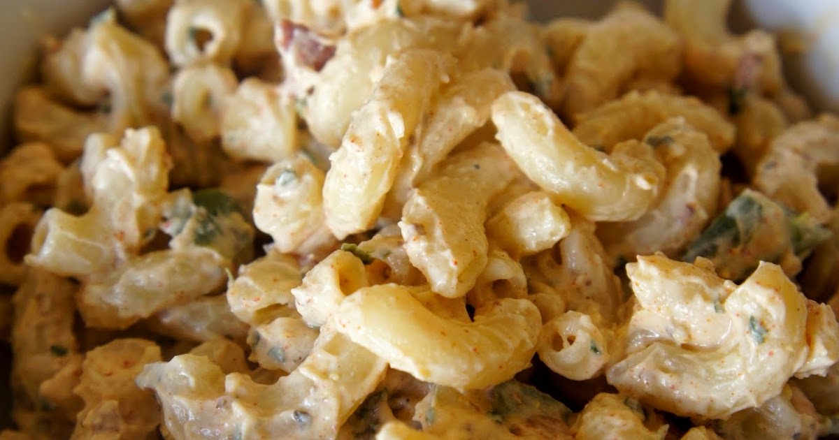 Savory Sweet and Satisfying Jalapeño Popper Macaroni Salad