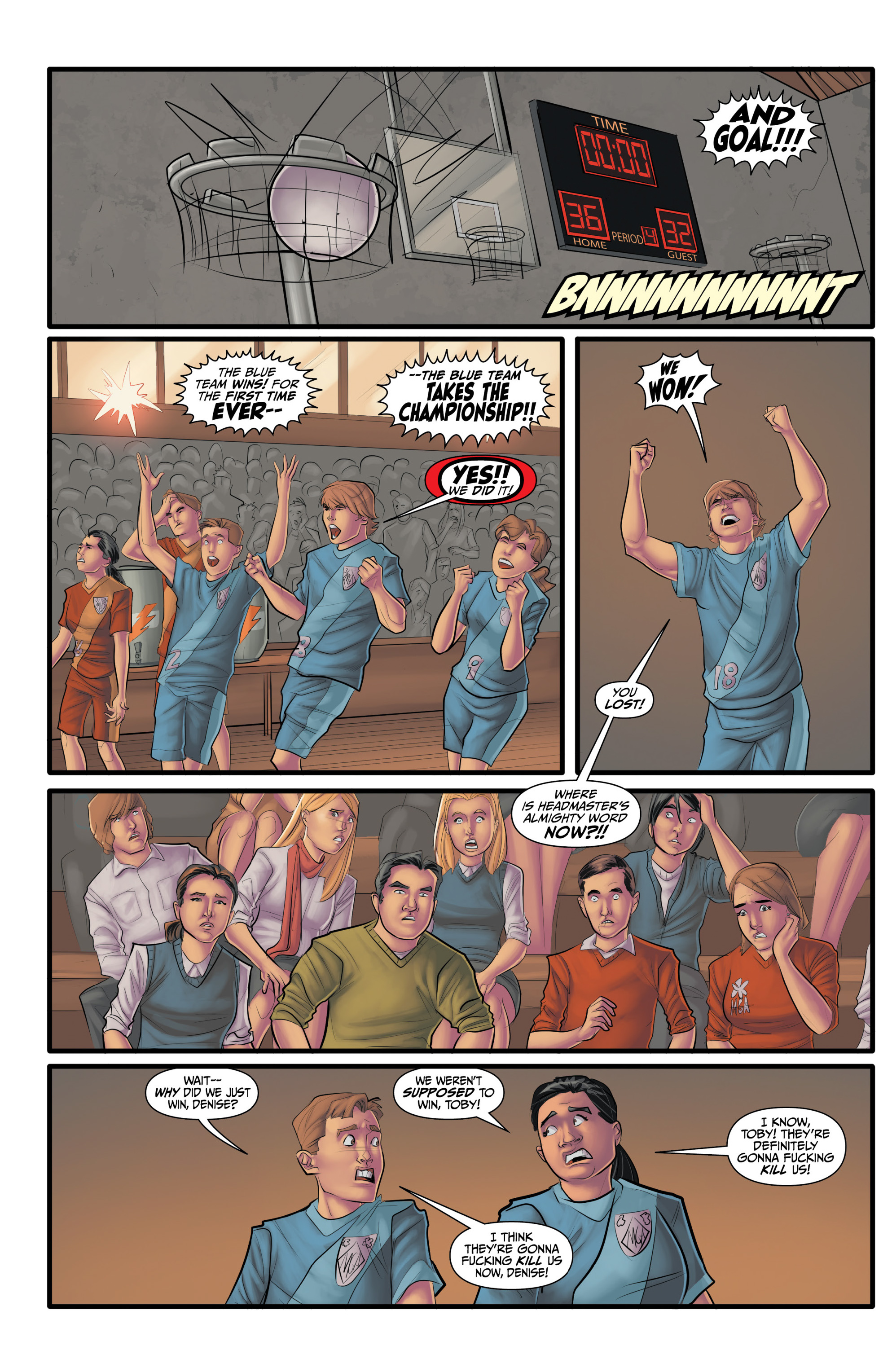 Read online Morning Glories comic -  Issue #49 - 29