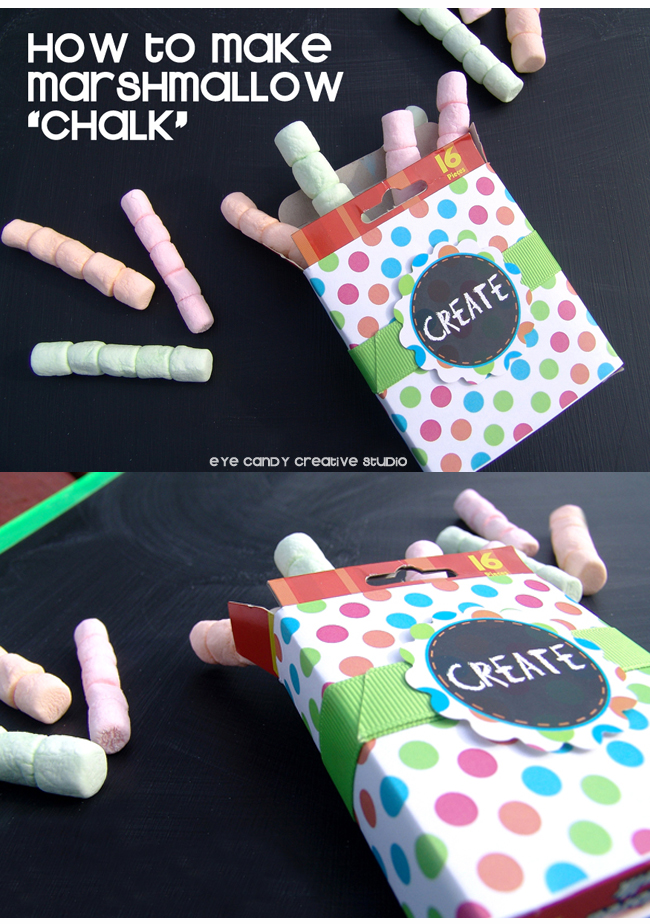 Eye Candy Creative Studio DIY How To Make Marshmallow Chalk
