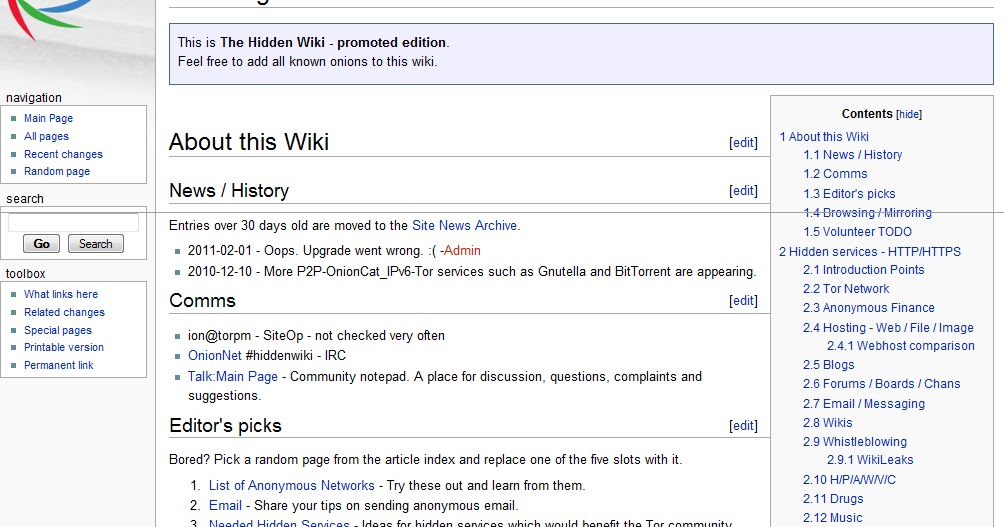 The hidden wiki darknet запуск тор браузера mega