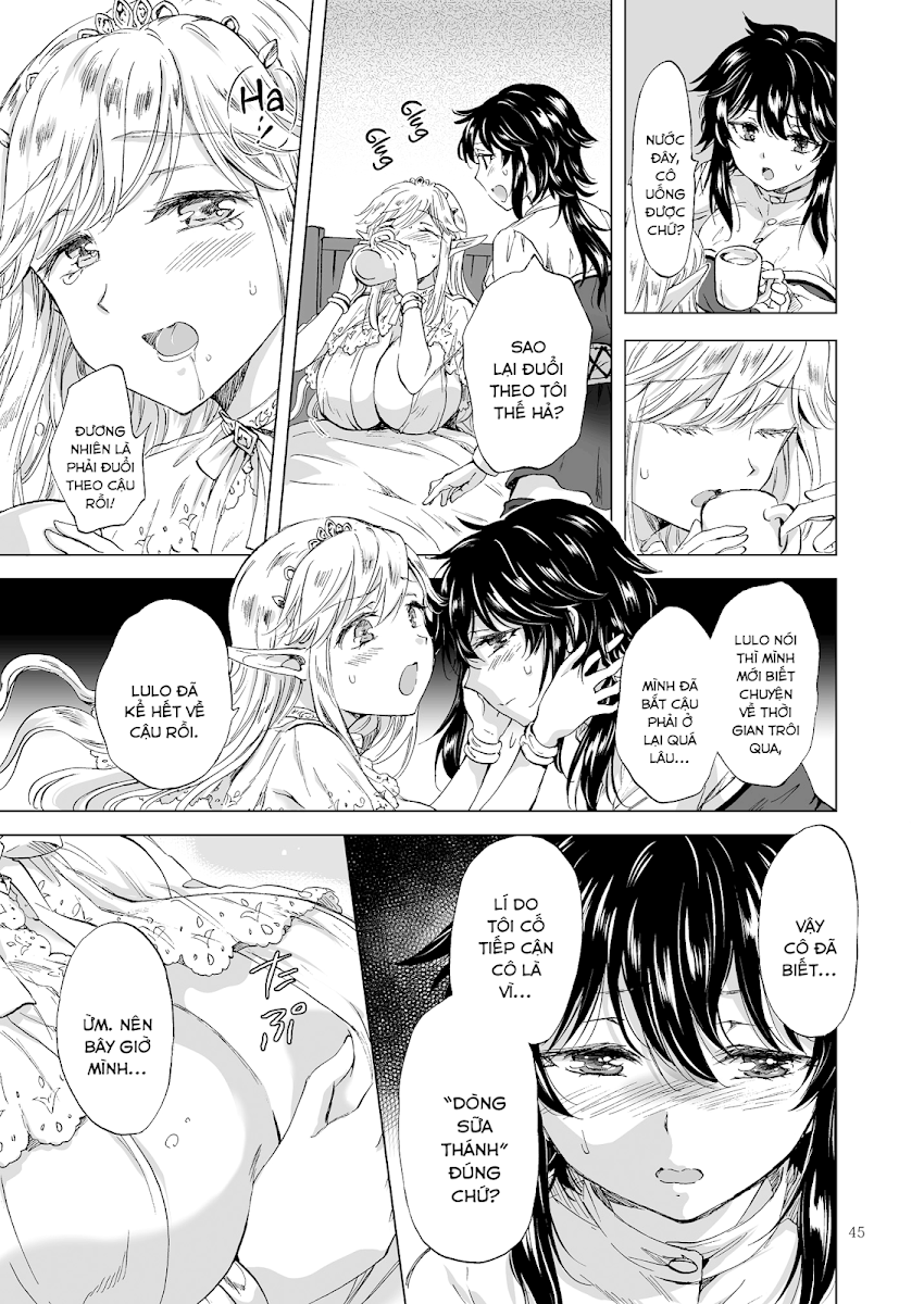 HentaiVN.net - Ảnh 46 - Tuyển tập Yuri Oneshot - Chap 126: Seinaru Chichi no Elf Hime