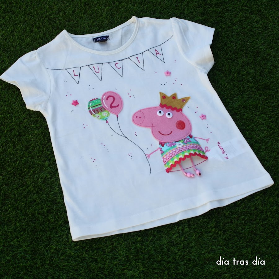 Camiseta Peppa Pig personalizada