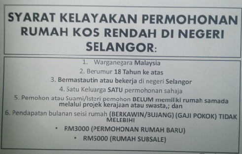 Welcome To First Step Property Syarat Pembelian Rumah Kos Rendah Di Selangor