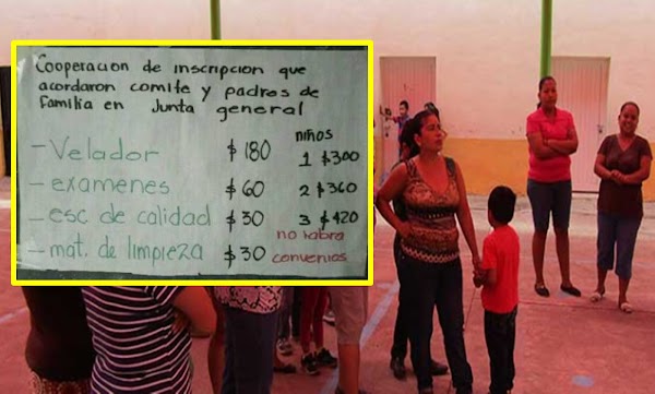 Humillan a alumna de primaria por no pagar cuota. Humillan a alumna de primaria por no pagar cuota.