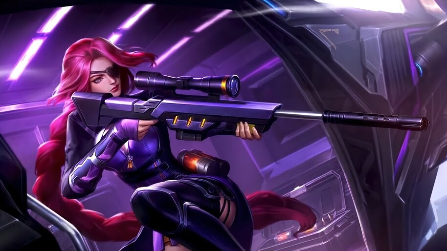 Lesley, Lethal Lady, Skin, Mobile Legends, 4K, #7.1545
