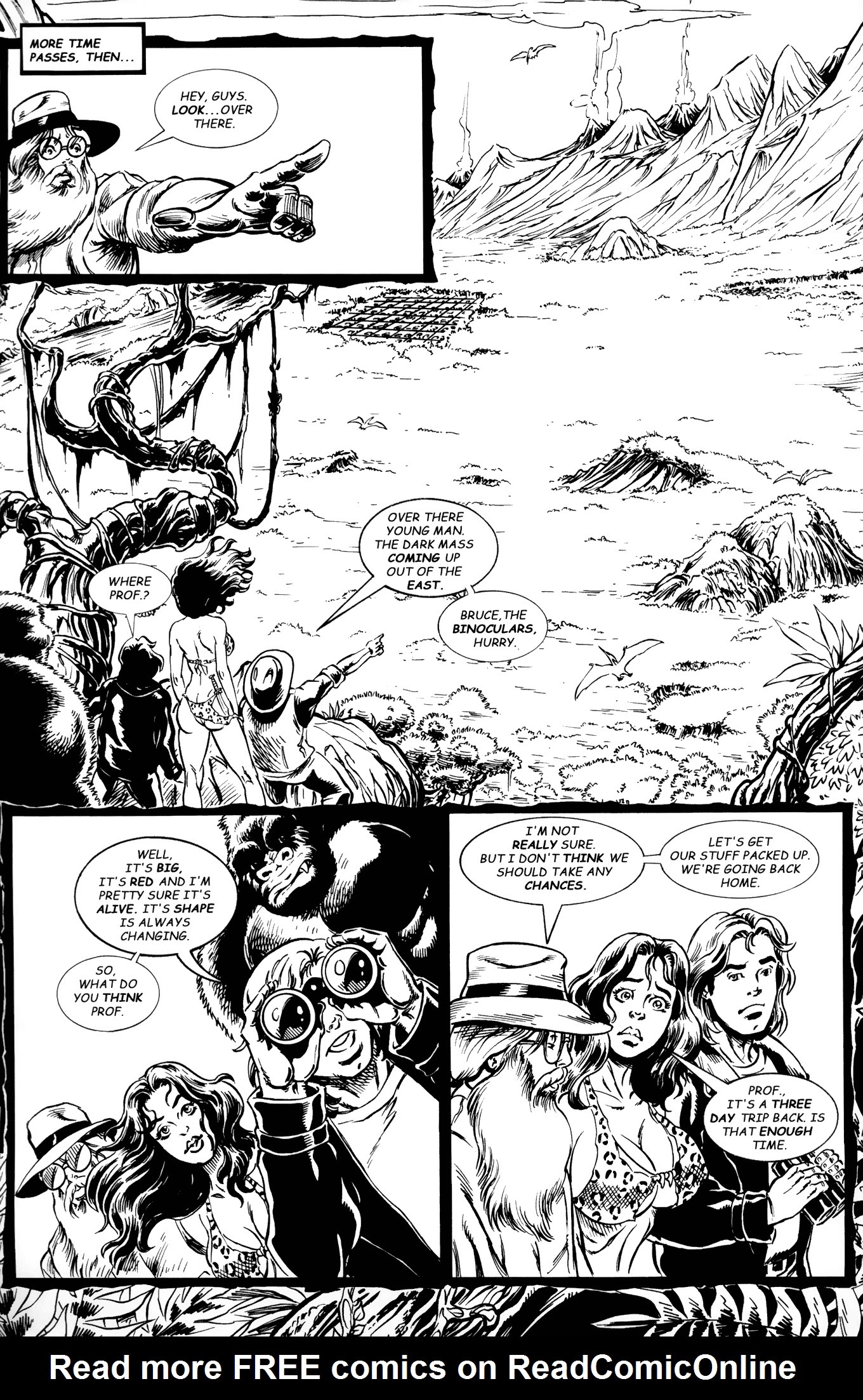 Read online Cavewoman: Red Menace comic -  Issue # Full - 10