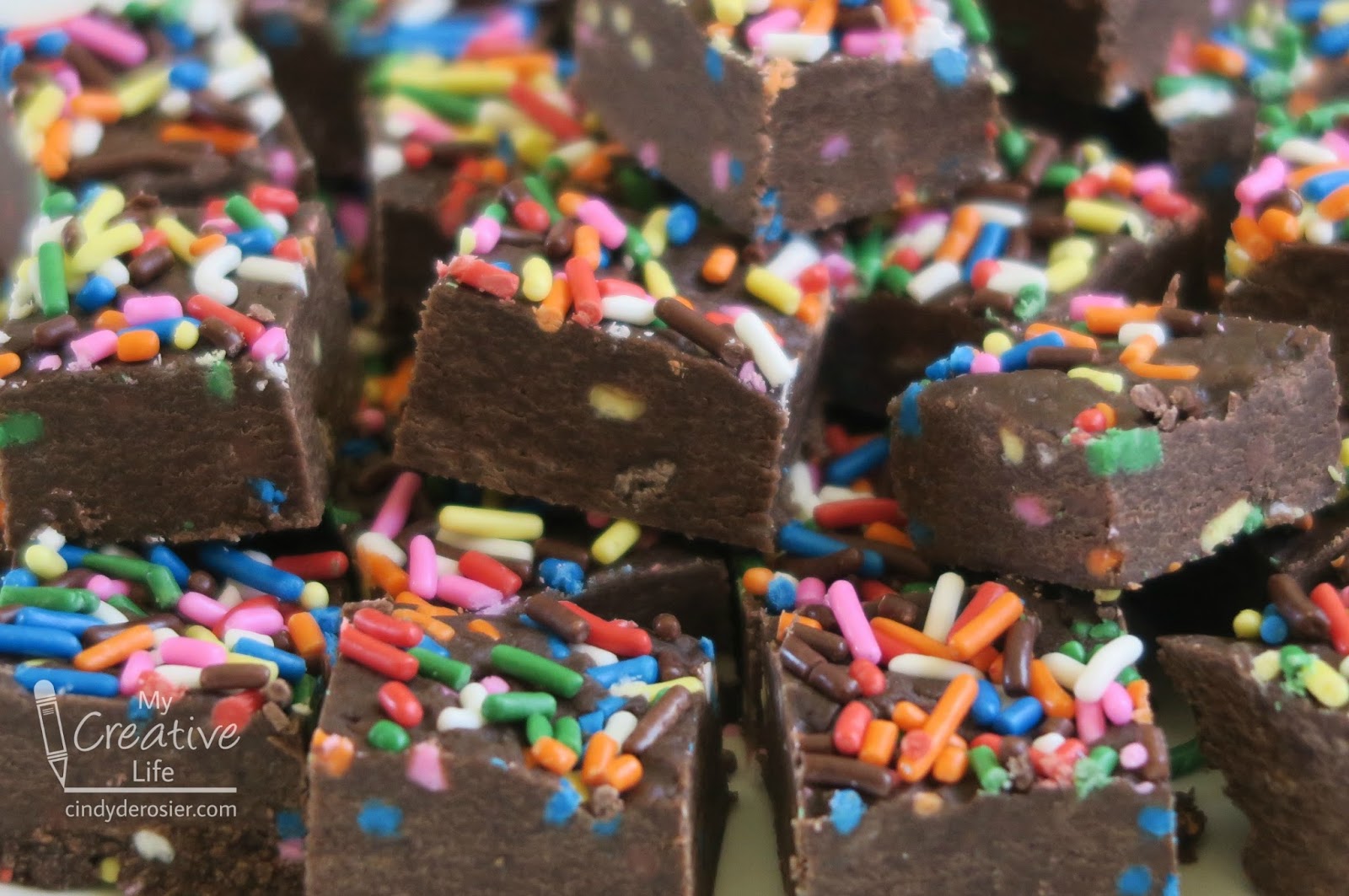 Cindy deRosier My Creative Life Cake Mix Fudge