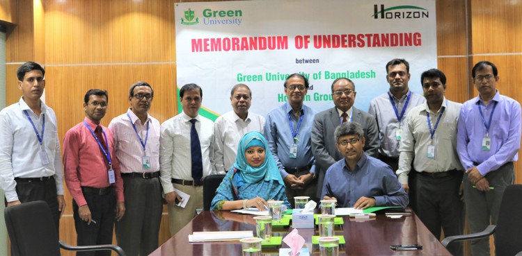 Green University Signed MoU with Horizon 