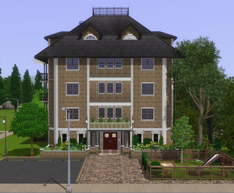 My Sims 3 Blog Brownstone Bohemian Apartments by KirsiF