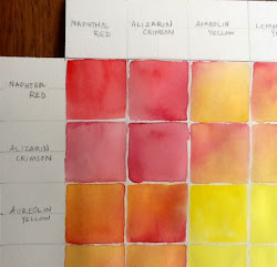 mixing watercolor watercolors cool colors warm grid chart paint techniques painting charts squares primary visit creating hue begin mine pencil