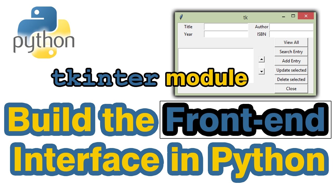 Graphical User Interface Gui Using Pythons Tkinter Library Images