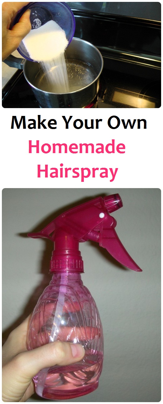 Make Your Own Homemade Hairspray