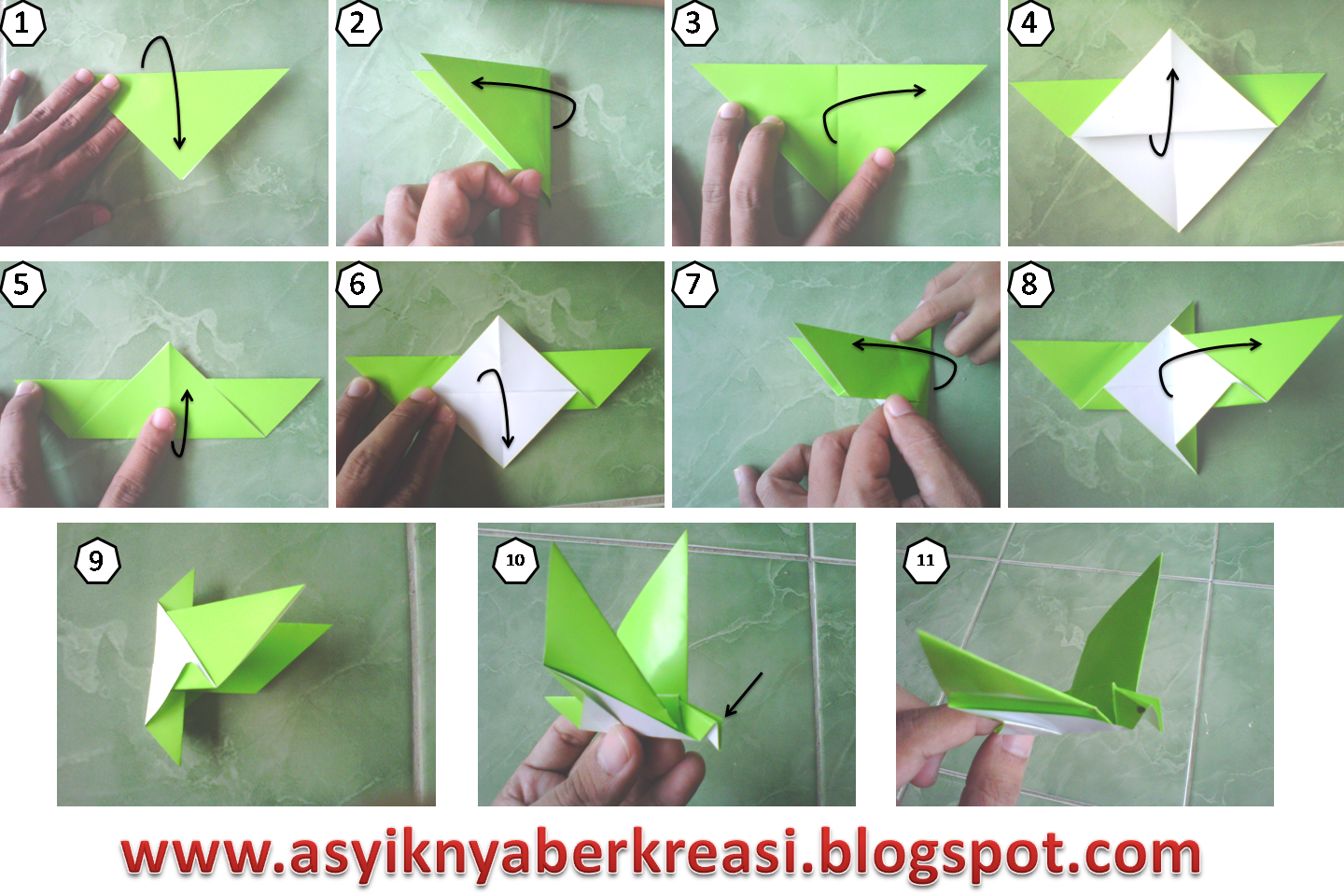 Cara Membuat Burung Dari Kertas Origami Yang Mudah Homecare24