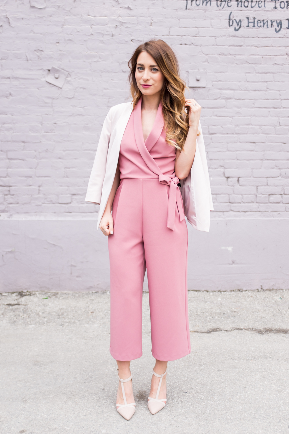 OOTD Pink Culottes Jumpsuit La Petite Noob A TorontoBased
