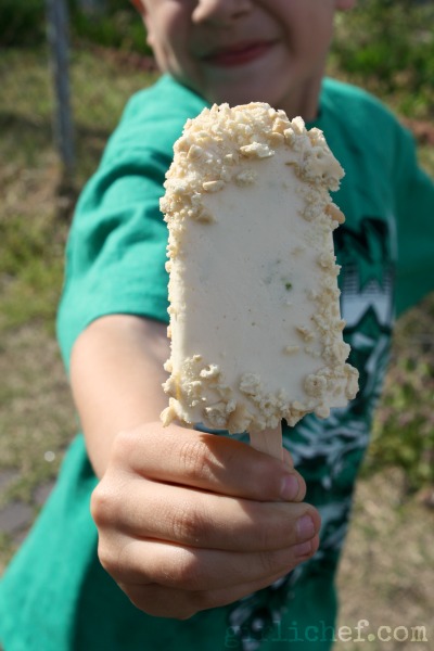 Lime Pie Popsicles | www.girlichef.com