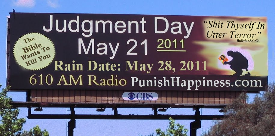 judgment day billboard. The Judgment day billboards in