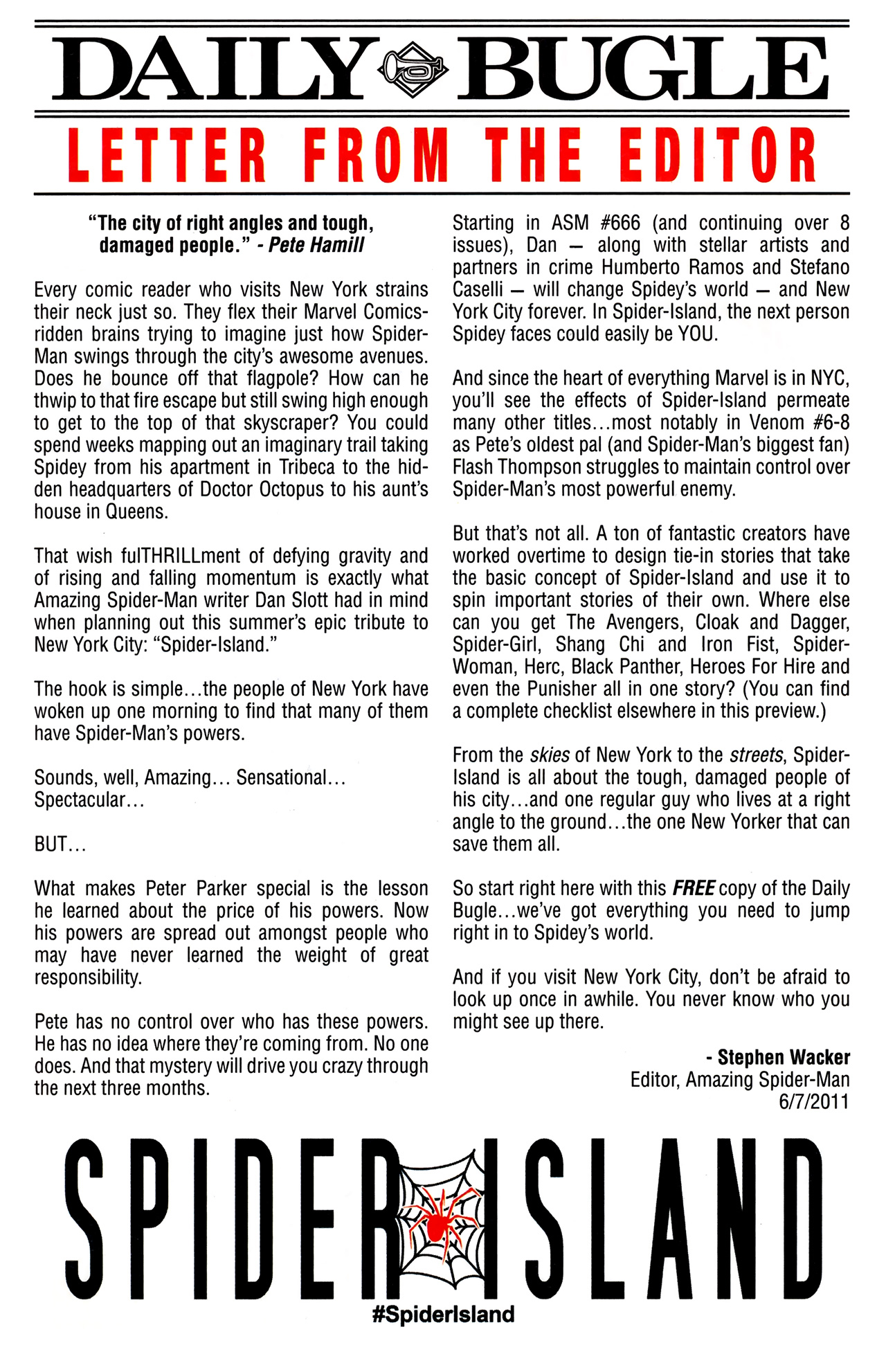 Read online Spider Island Daily Bugle comic -  Issue # Full - 3