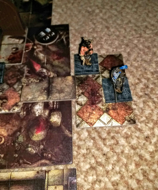 (the Dwarf is still continuing his stalemate against his undead counterpart)